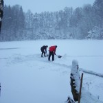 Schnee schippen