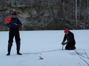 Eisloch sägen